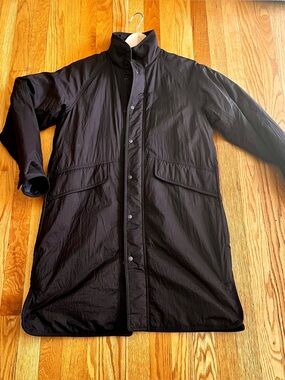 Uniqlo U Dark Brown Long mid-weight women’s coat oversized XS